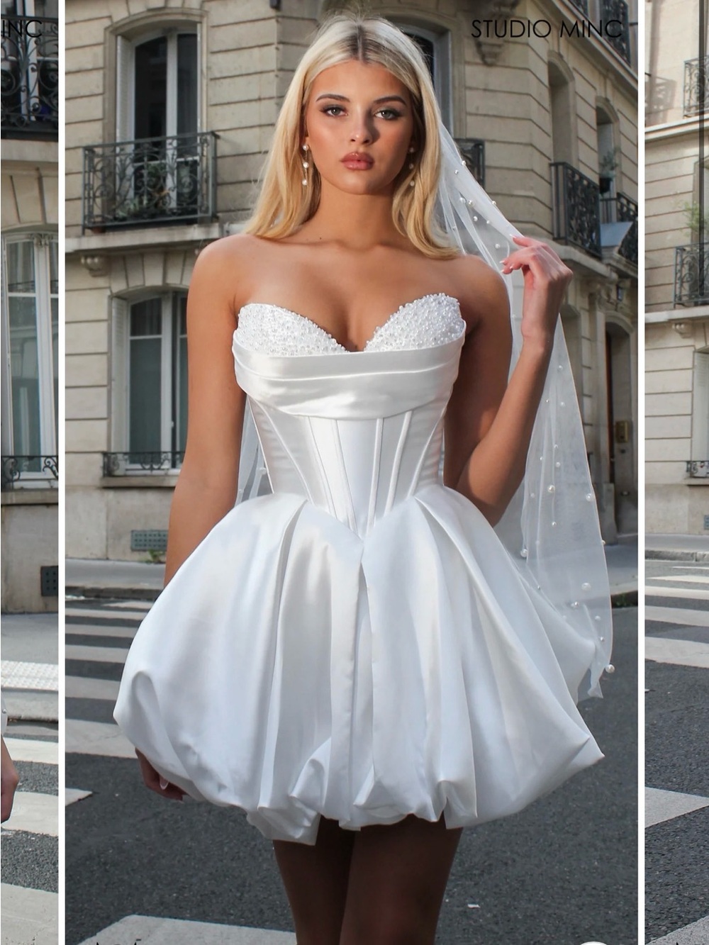 studio MINC Mini Bridal wedding dress MIA BRAND NEW IN ORIGINAL PACKAGING